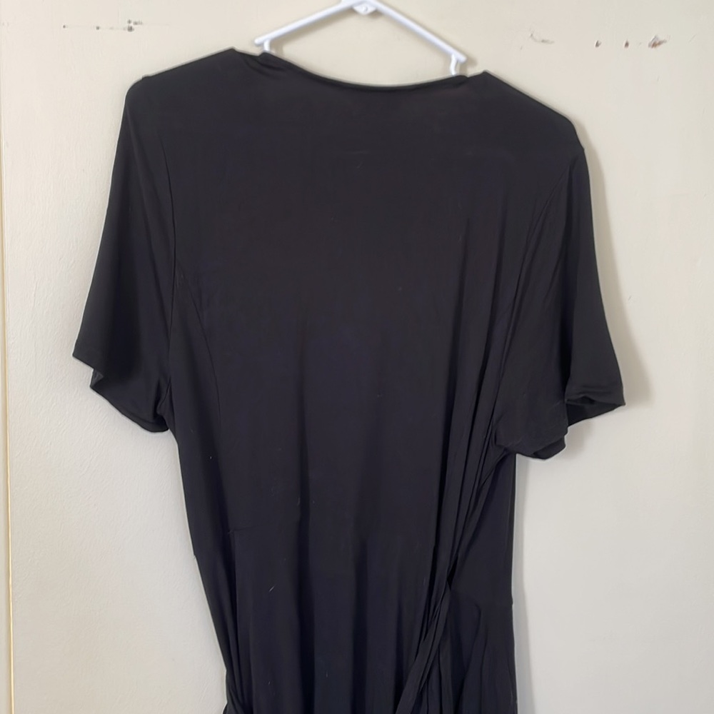 Wrap Jersey Midi Dress